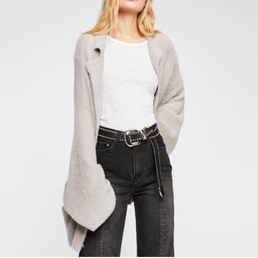 Free People Gray Cozy Sweater - Picture 6 of 16